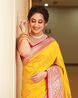 Banarasi Silk Saree with Intricate Golden Zari Work